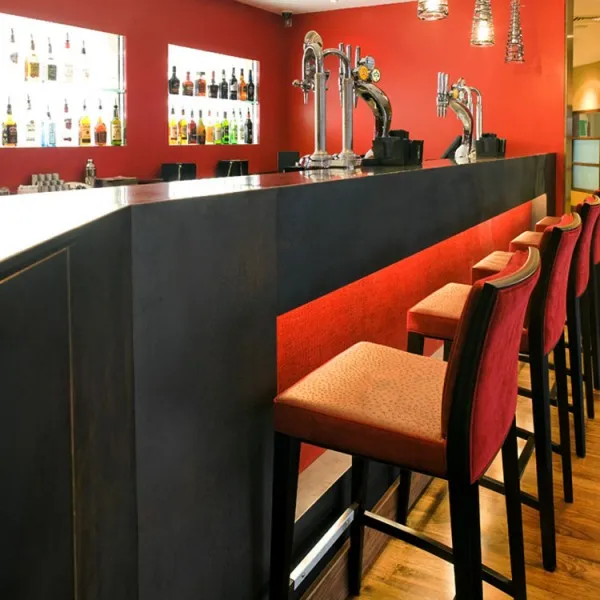Bespoke Bar - Glass Inset Panel