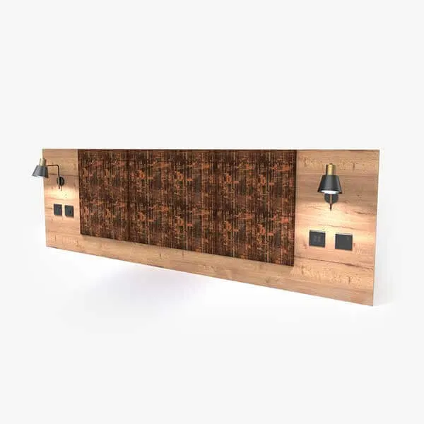 Industrial Upholstered Hotel Headboard - Noah