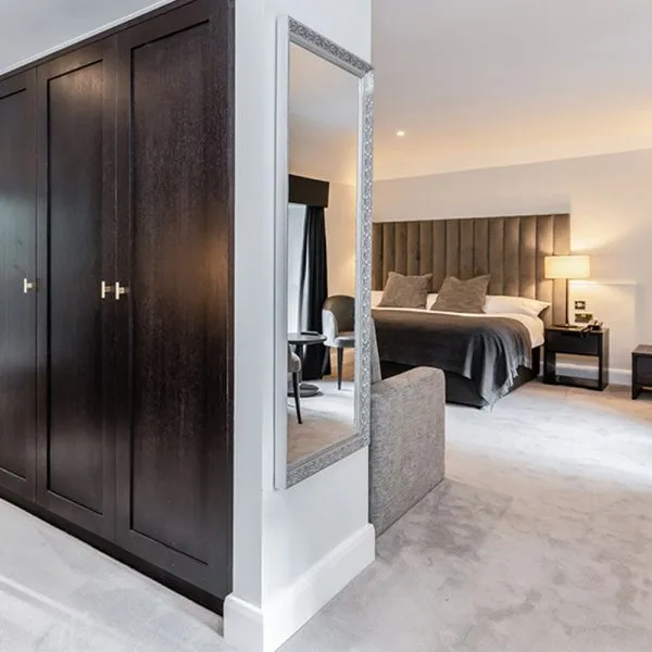 dark veneer bespoke furniture design