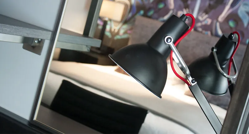 Hotel desk lamp