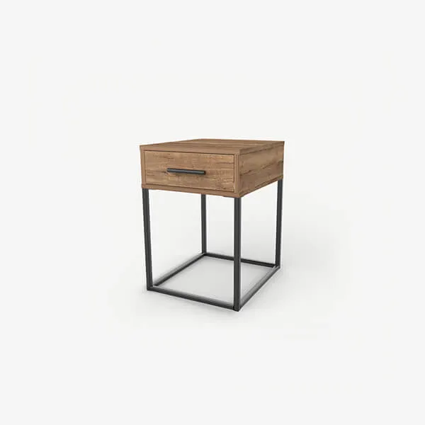 Industrial Hotel Bedside Unit - Noah